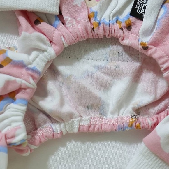 Miaododo Counting Sheep Pink Print Dog Pjs pajamas onesie - XXLarge - Picture 5 of 10